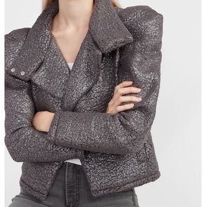 EXPRESS Faux Fur crop jacket